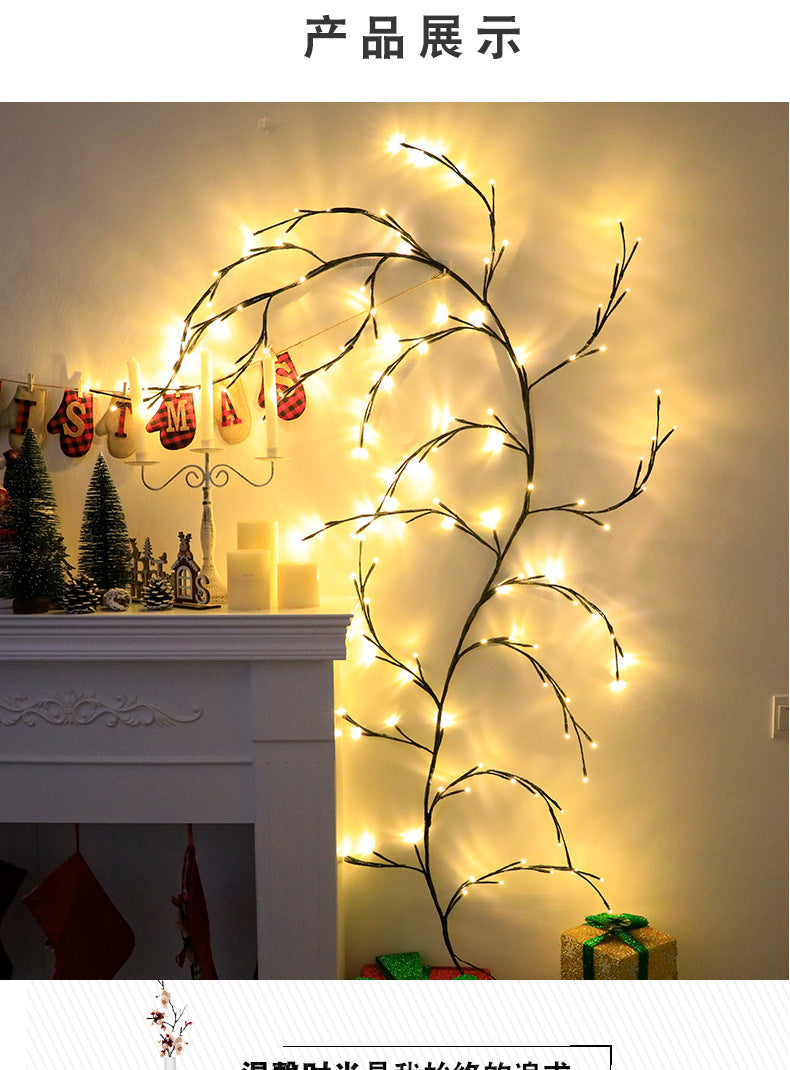 Room Decoration Lights Colorful Lights Rattan Decoration Net Red Led Light String Arrangement Colorful Lights String Lights Bedroom Arrangement