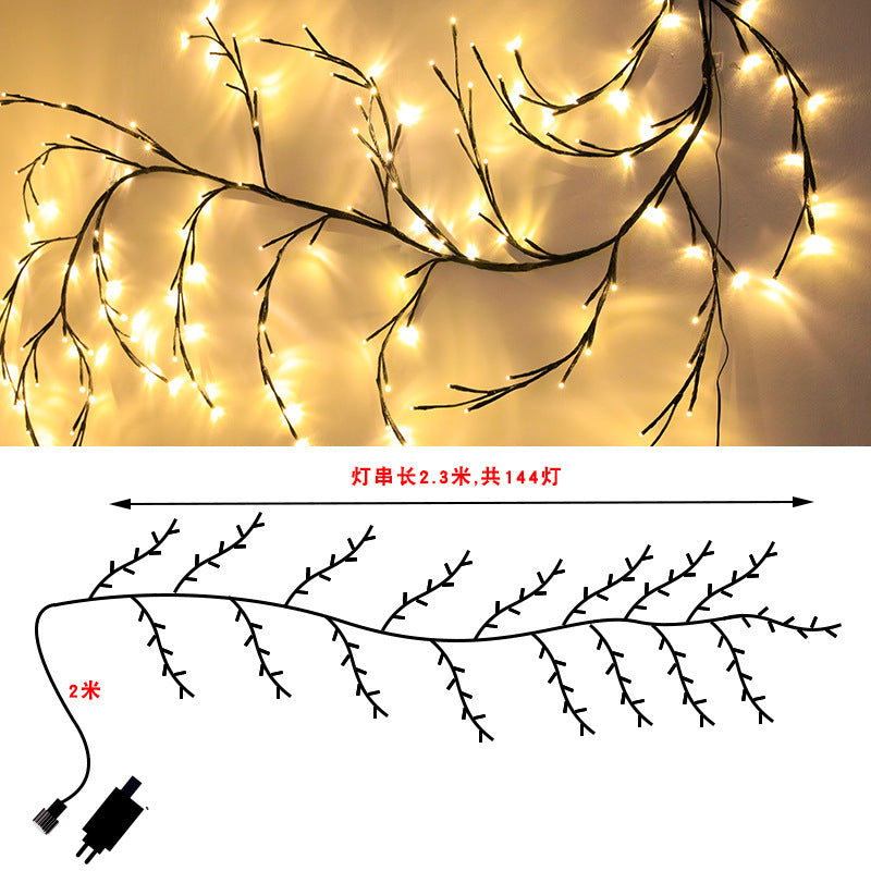 Room Decoration Lights Colorful Lights Rattan Decoration Net Red Led Light String Arrangement Colorful Lights String Lights Bedroom Arrangement